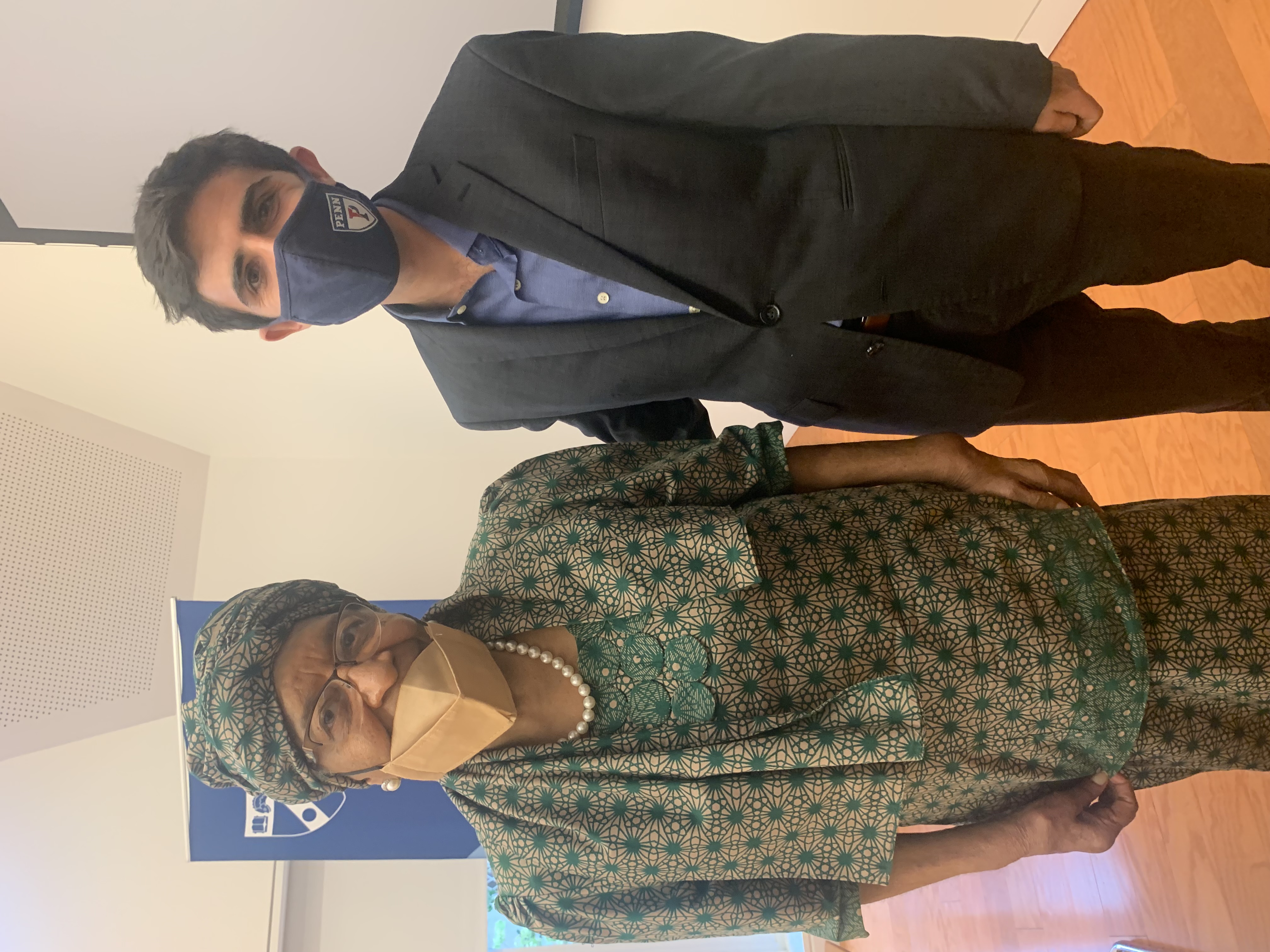 Meeting with President Ellen Johnson Sirleaf